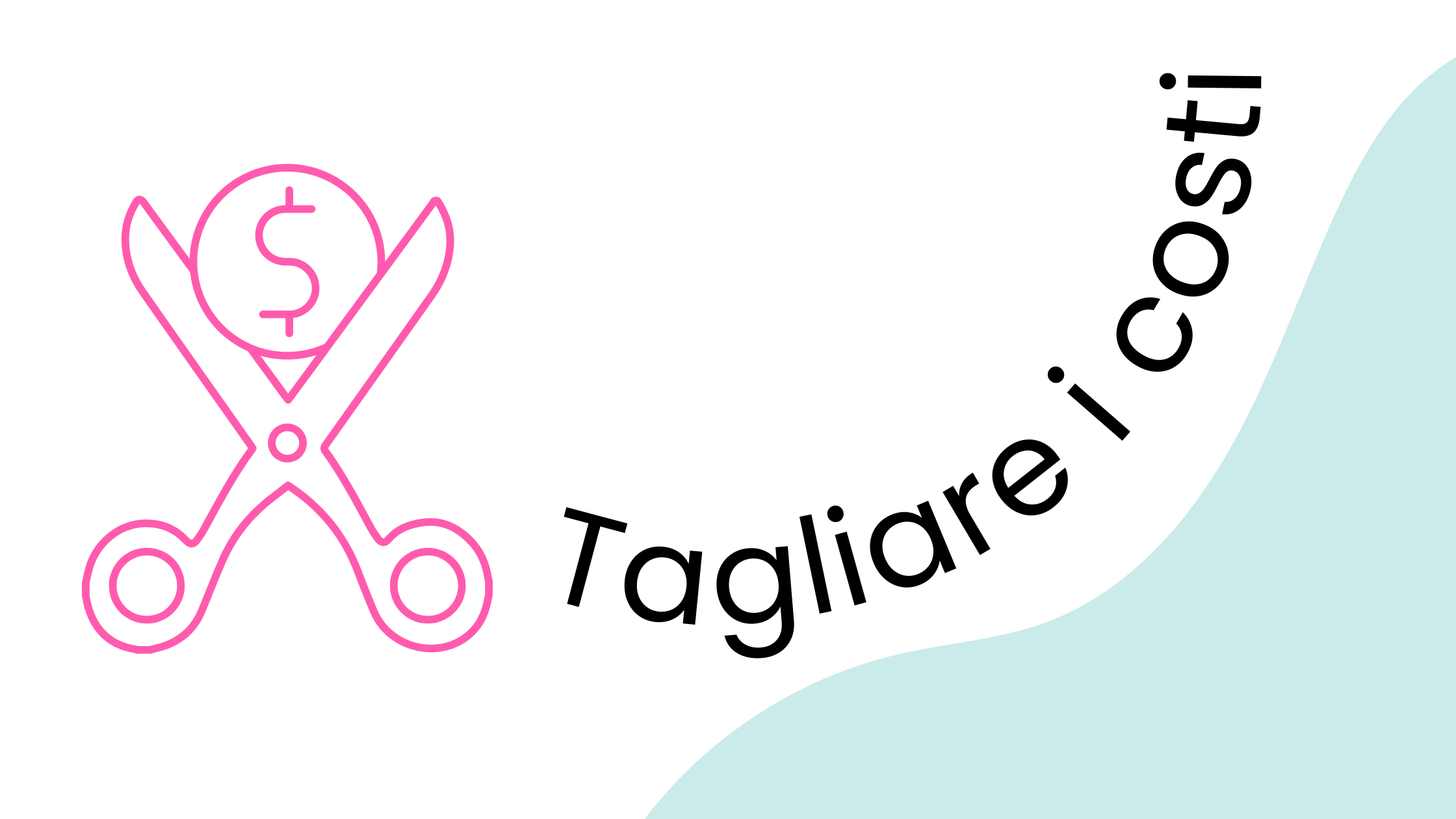 analisi costi aziendali - sportello digitale - forbice che taglia dollaro